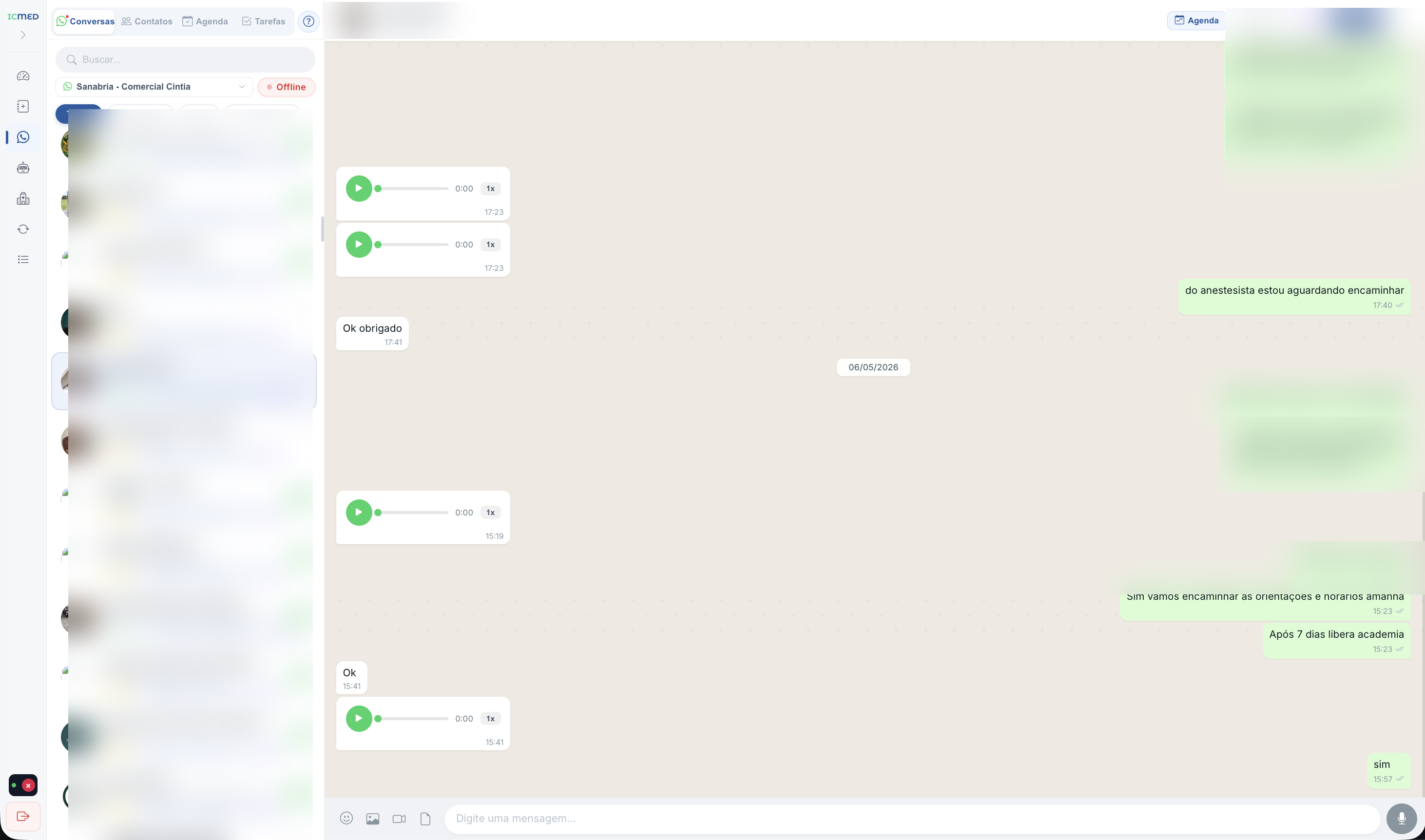 IA no WhatsApp da ICMED